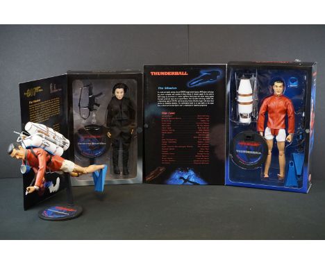Two boxed Sideshow Collectibles James Bond 007 Collectibles 12" figures to include Thunderball - 7717 Sean Connery as Bond an
