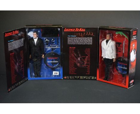 Two Boxed Sideshow James Bond 007 ' Licence To Kill ' collectible 12" figures to include 7707 - 77004 Timothy Dalton as Bond 