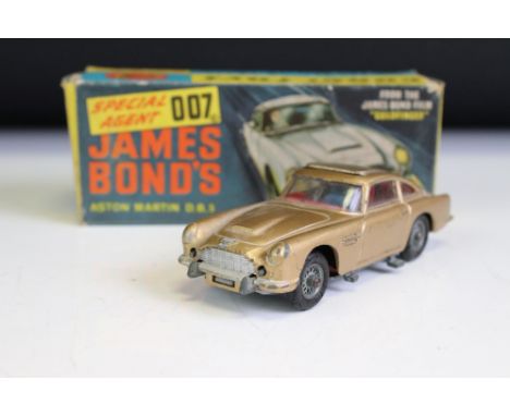 Boxed Corgi 261 James Bond 007 Aston Martin DB5 diecast model with ejector figure and secret instructions, diecast gd with so