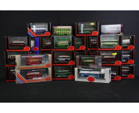 29 Boxed EFE Exclusive First Editions 1/76 scale diecast bus models (featuring De Luxe Series and De-Regulation examples), pl