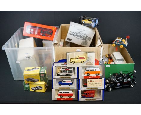 29 Boxed diecast models to include Atlas Editions, Oxford Diecast, Shell, Lledo and Matchbox examples, featuring a Zora Corve