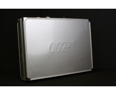 Corgi BONDEX1 Chrome Editions ltd edn diecast model set in flight case, locked shut - code unknown, weight suggests contents 