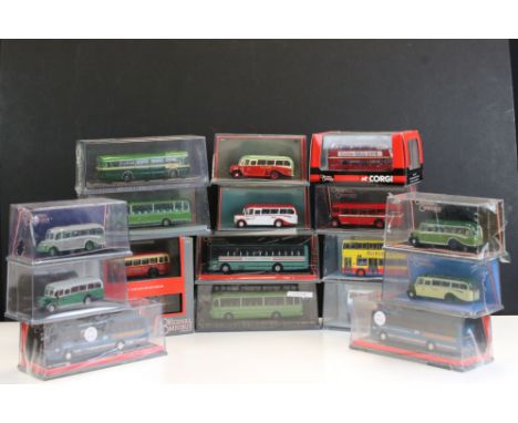 17 Cased Corgi The Original Omnbus diecast models, all ex and many sealed 
