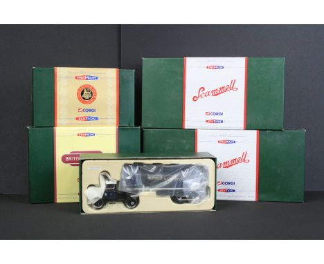 Five boxed Corgi Premium Edition diecast models to include CC11606, CC10703, CC10704, CC10902 &amp; CC10702, diecast ex, all 