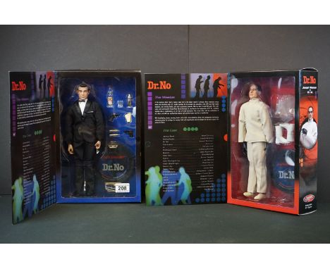 Two Boxed Sideshow Toy James Bond 007 ' Dr. No ' 12" figures to include 7701 - 7700 Connery as Bond and 7702 - 7700 Wiseman a