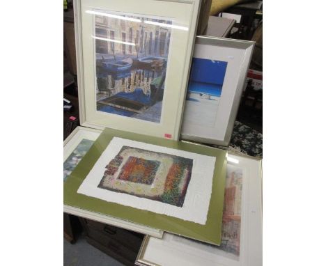Mixed pictures to include a signed Michael MacDonagh Wood, limited edition print 