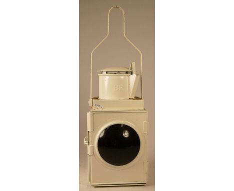 An unused B.R. tail lamp with burner