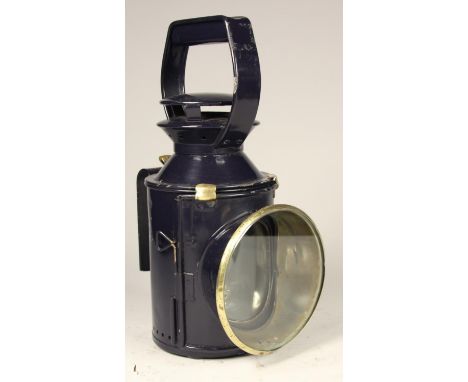 A B.R (E) 3 aspect hand lamp, complete with burner 