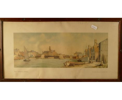 A framed carriage print "Great Yarmouth, Norfolk" in original frame 