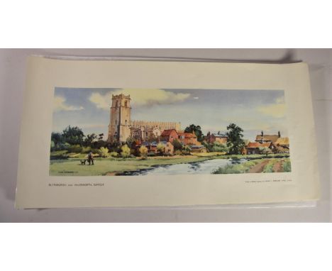 An unframed carriage print, Blyhburgh near Halesworth Suffock- Denham 