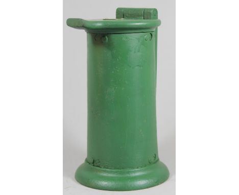 A green Edmunson ticket dating machine 