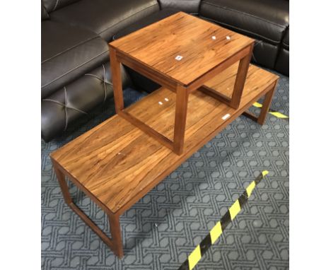 ROSEWOOD COFFEE TABLE &amp; LAMP TABLE