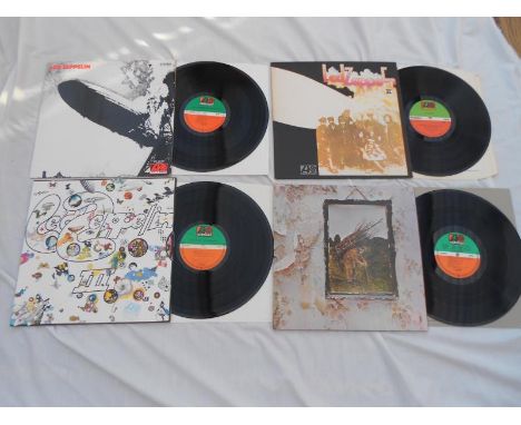 Led Zeppelin Collection x 4 LP?s Wonderful collection of near mint record. Reissues There are no marks on the vinyls and the 