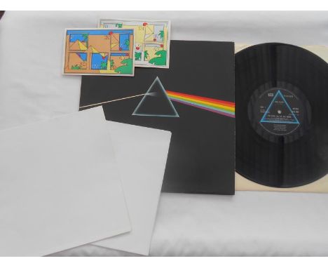 Pink Floyd - Dark side of the Moon UK LP Record. SHVL 804. A-8 and B-7 EX The vinyl is in excellent condition with no marks a