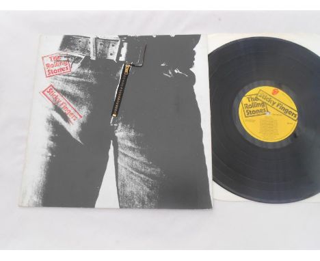 Rolling Stones - Sticky Fingers UK 1st press LP record COC 59100 N/mint Matrix TML ROLLING STONES RECORDS COC 59100 A4-B4 The