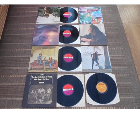 Collection of 7 X LP?s Crosby, Stills, Nash, and Young Very Good ++ to EX The vinyls are mostly EX There are a couple of ligh