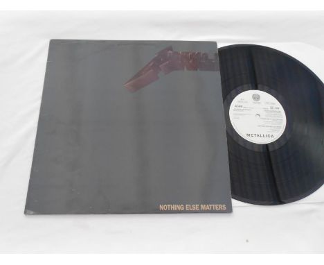 Metallica ? Nothing Else Matters UK 12? record METAL 1012 A-1 and B-1 SNA Logo NM The vinyl is in near mint condition as are 