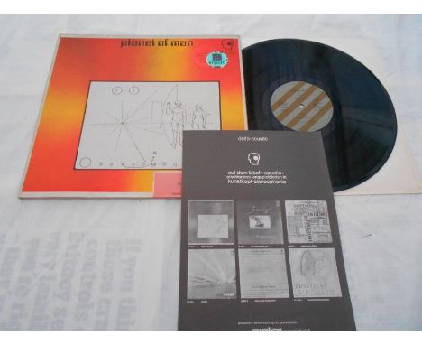 Code 111 Planet Of Man Krautrock Delta-Acustic 25-125-1 German 1st press LP 1974 Near Mint Condition The vinyl is in near min