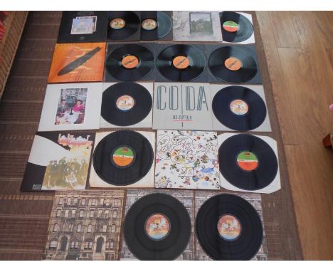 Led Zeppelin LP Collection X 8. LP?s. UK and German issues Coda German 790051-1 vinyl EX sleeve EX Led Zeppelin 4 UK K 50008 