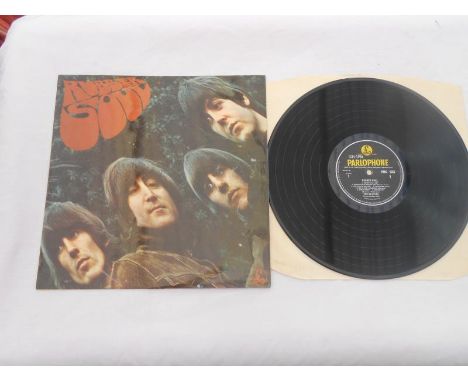 The Beatles - Rubber Soul UK Record LP XEX 579-4 XEX 580-4 Ex The vinyl is in excellent condition with a high sheen There are