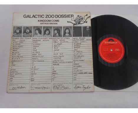 Kingdom Come - Galactic Zoo Dossier UK LP Record 1st Press 3210-130 A-1 1-1 and B-1  1-1 G The vinyl is in Good condition and