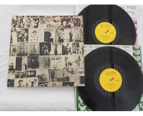 Rolling Stones ? Exile on Main St UK Double LP COC 69100 A2-B2-C1and D2 EX+ Both vinyls are in excellent plus condition and a