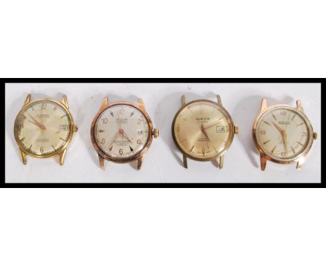 A collection of four vintage 20th Century automatic gents wrist watches to include Ingersoll, Sperina, Excellent and Ramona.