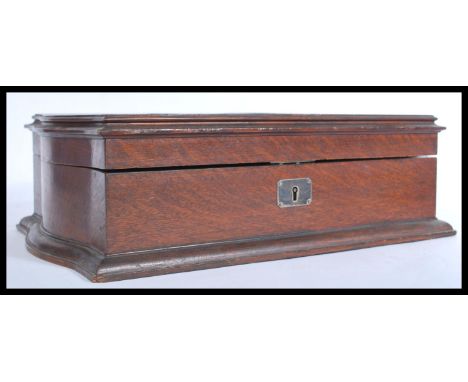 A silver hallmarked presentation box presented to the Right Honourable Lord Major of Bristol Alderman EM Dyer on the occasion