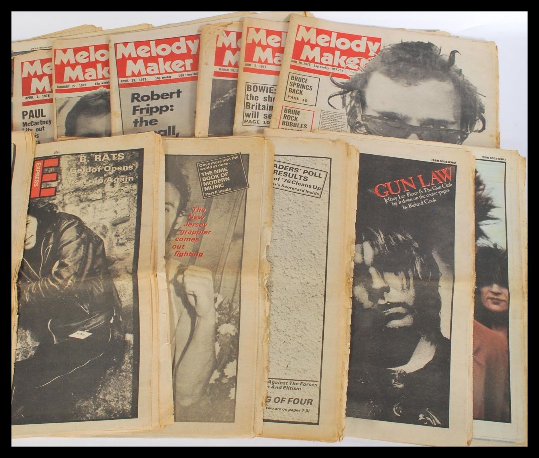 A Collection Of Retro Musical Magazines NME / New Musical Express ...