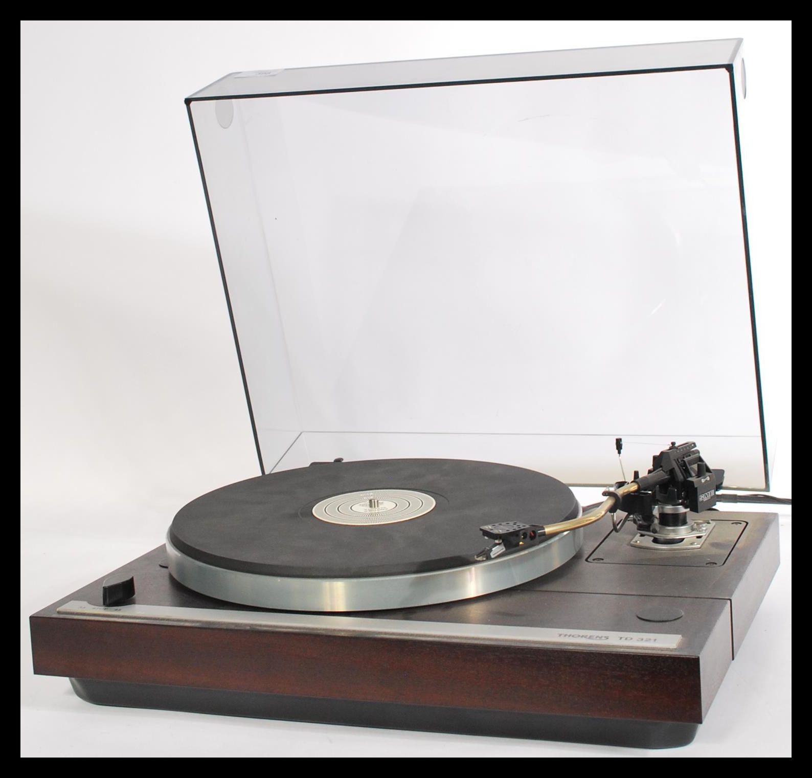 A retro 20th Century stunning Thorens TD 321 suspended chassis ...