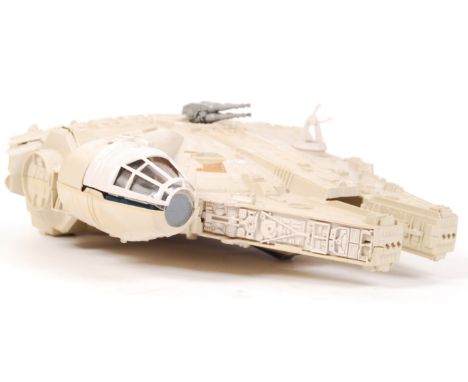 A vintage Palitoy / Kenner made Star Wars Millennium Falcon spaceship / spacecraft vehicle being incomplete but having the Je