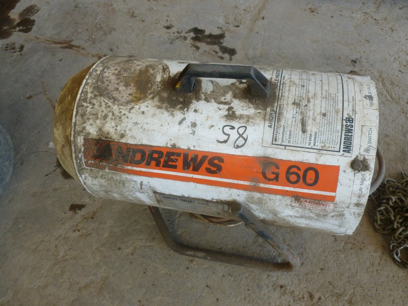Andrews G60 Gas Space Heater SubCategory Garage Tools / Sundries