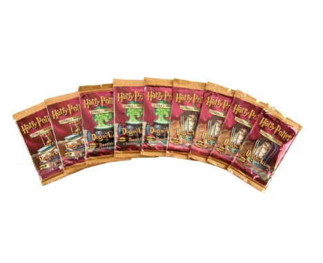 Harry Potter TCG. Diagon Alley 9 Sealed Booster Packs. Sealed packs from the Diagon Alley expansion. 