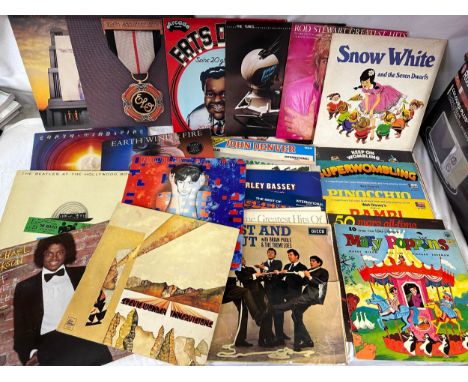 A quantity of LP's to include : Michael Jackson- Off The Wall, Stevie Wonder- Innervisions, Earth Wind &amp; Fire -Raise and 