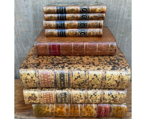Classics. Xenophontis (Xenophon) institutio Cyri. Tomis quatuor. Ex editione T. Hutchinson. Glasgow. Foulis Press. 1767. 4 vo