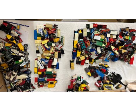 A large collection of model vehicles to include 9 Solido, 26 Efsi, 20 Corgi Juniors, approx 100 Matchbox  including Suchard C