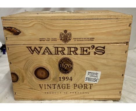 1994 Warre's Vintage Port in OWC. 12 x 75cl.