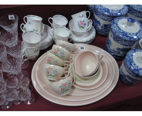 Susie Cooper 'Dresden' Table Ware, of fourteen pieces and 'Fragrance' ware of twenty seven pieces. 