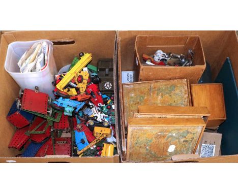 A Group of Vintage Puzzles and Games, including Wallaces Europe, Betts's New Map of the World, a Jacques "Halma", turned wood