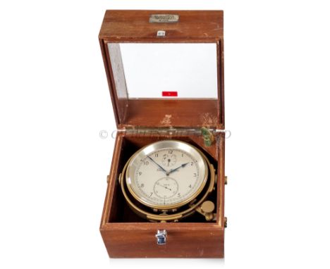 AN EIGHT-DAY MARINE CHRONOMETER BY THOMAS MERCER, ST. ALBANS, NO. 647N, CIRCA 1962the 4½in. silvered dial signed as per title