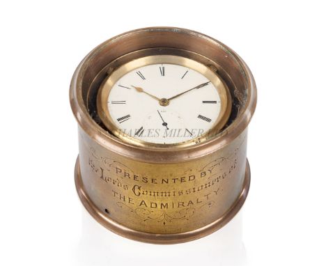 A WATCH MOVEMENT BY JOHN ROGER ARNOLD, CIRCA 18401¾in. enamel dial with gold hands and oxidised secondary dial hand, signed a