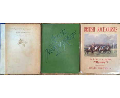 Equestrian pursuits. EDWARDS (L) My Hunting Sketchbook, 2 vols., 1928-30, (vol. I reprint edition), 4to, colour plates, dust 