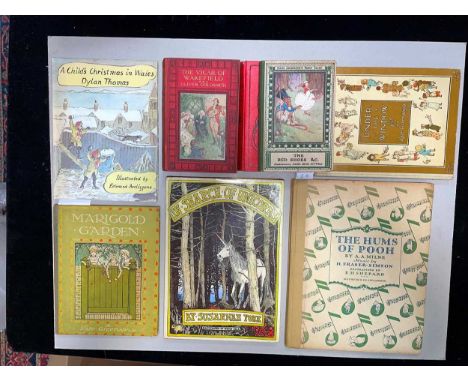 Children's titles. GREENAWAY (K) Under the Window; Marigold Garden, both F. Warne &amp; Co Ltd, no date, pictorial boards; MI