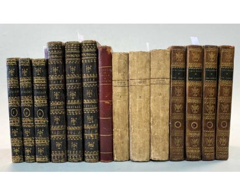 OPIE (A) Temper or Domestic Scenes, in 3 vols., 1812, 12mo, half titles, original boards, uncut; [RADCLIFFE (A)] The Italian,