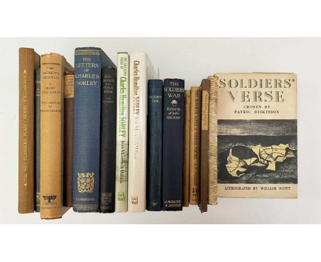 First World War poets and writers. NICHOLS (R) Invocation, 1915, 12mo; Anthology of War Poetry 1914-1918, dust jacket; HERBER