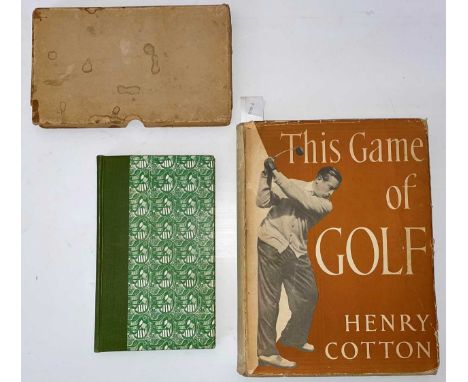 DARWIN (Bernard) The Golfer's Manual, The Dropmore Press 1947, 8vo, no. 628/750 copies, uncut, cloth backed boards, worn card