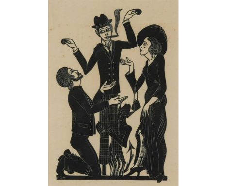 The Purchaserwood engraving on wove paper13.8 x 9.9cmFootnote: Reproduced as Plate 6 in the Douglas Cleverdon 1929 iconograph