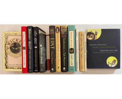MAGUIRE (Gregory) Collection of mainly first editions with eight vols. inscribed by the author to Jill Paton Walsh and/or Joh