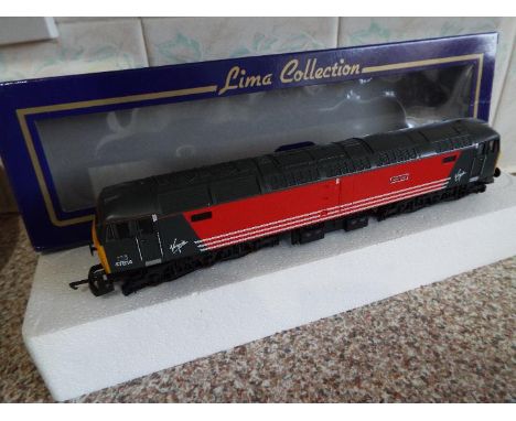 Lima Collection - an OO gauge class 47 diesel electric locomotive op no 47814 'Totnes Castle' with Virgin red livery # L20476
