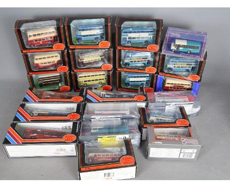 EFE - Corgi Original Omnibus - A collection of 22 boxed 1:76 scale bus models contained in a vintage suitcase. Lot includes #